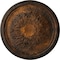 Ekena Millwork Luton Ceiling Medallion (Fits Canopies up to 1 1/8"), Hand-Painted Rust, 15 3/4"OD x 5/8"P CM16LURUS - alternate 1